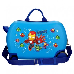 Maleta trolley ABS Iron Man y Su Superequipo Marvel 45cm