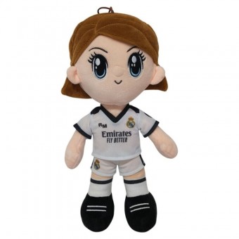 Peluche Jugadora Baloncesto Real Madrid 36cm
