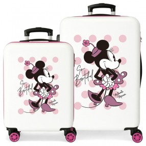 Set 2 maletas trolley ABS Have A Good Time Minnie Disney 55/65cm