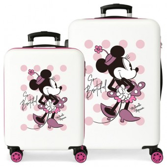 Set 2 maletas trolley ABS Have A Good Time Minnie Disney 55/65cm