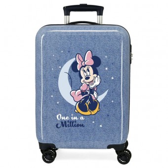 Maleta trolley ABS One In A Million Denim Minnie Disney 55cm