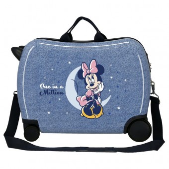 Maleta trolley ABS One In A Million Denim Minnie Disney 50cm