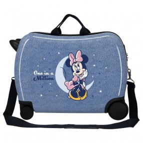 Maleta trolley ABS One In A Million Denim Minnie Disney 50cm
