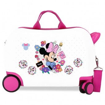 Maleta trolley ABS Flowers Minnie Disney 45cm