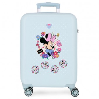 Maleta trolley ABS Flowers Minnie Disney 55cm
