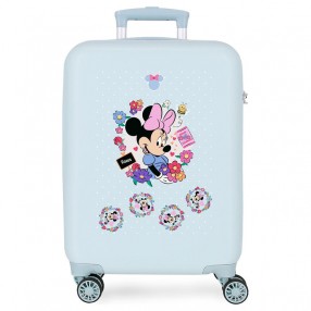Maleta trolley ABS Flowers Minnie Disney 55cm