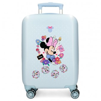 Maleta trolley ABS Flowers Minnie Disney 50cm