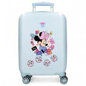 Maleta trolley ABS Flowers Minnie Disney 50cm