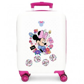 Maleta trolley ABS Flowers Minnie Disney 50cm