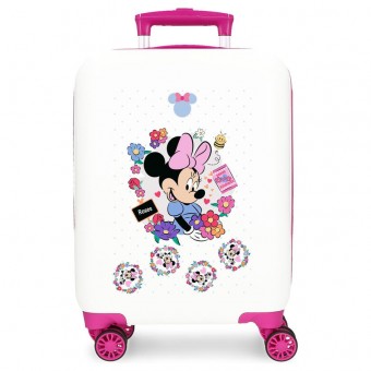 Maleta trolley ABS Flowers Minnie Disney 50cm