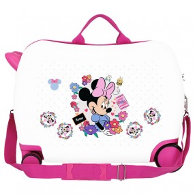 Maleta trolley ABS Flowers Minnie Disney 50cm