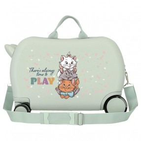 Maleta trolley ABS Time To Play Los Aristogatos Disney 45cm