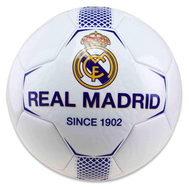 Balon futbol Real Madrid blanco grande