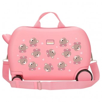 Maleta trolley ABS Baby Pets Bear Roll Road 45cm