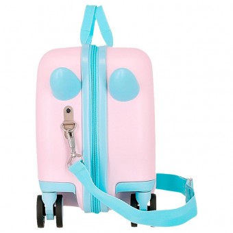 Maleta trolley ABS Happy Pets Owl Roll Road 45cm