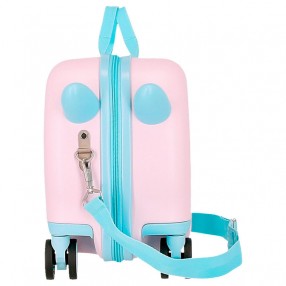 Maleta trolley ABS Happy Pets Owl Roll Road 45cm