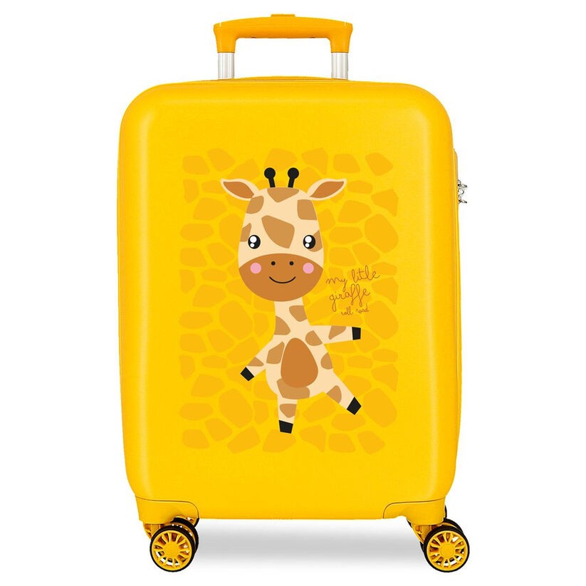 Maleta trolley ABS Happy Pets Giraffe Roll Road 55cm