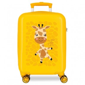 Maleta trolley ABS Happy Pets Giraffe Roll Road 50cm