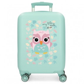Maleta trolley ABS Happy Pets Owl Roll Road 50cm