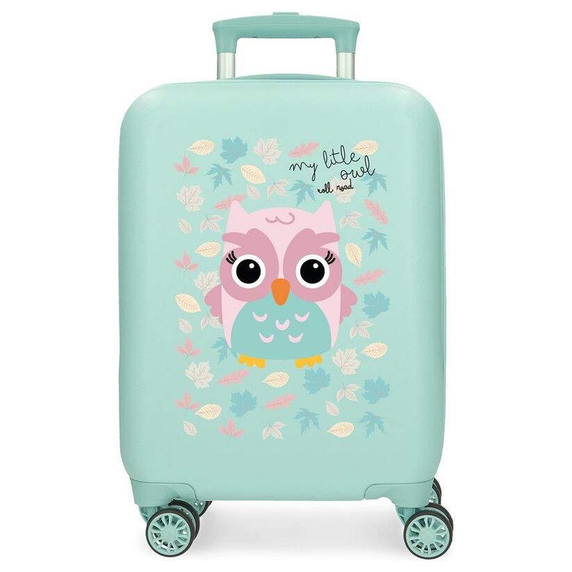 Maleta trolley ABS Happy Pets Owl Roll Road 50cm