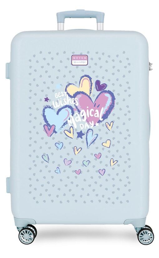 Maleta trolley ABS Best Wishes Movom 65cm