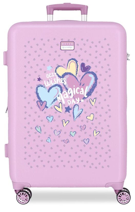 Maleta trolley ABS Best Wishes Movom 65cm