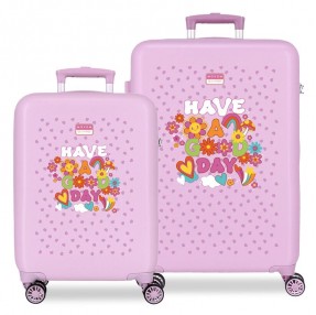 Set 2 maletas trolley ABS Good Day Movom 55/65cm