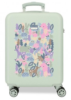 Maleta trolley ABS Forest Menta Movom 55cm