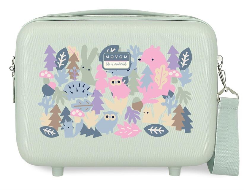 Neceser adaptable ABS Forest Menta Movom 29cm
