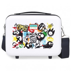 Neceser adaptable ABS Monsters Movom 29cm