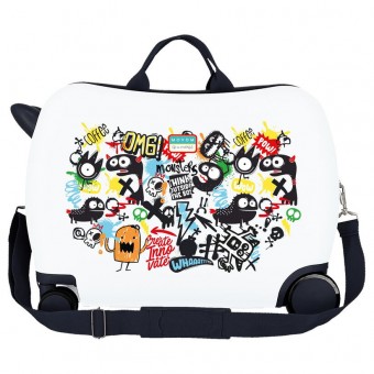 Maleta trolley ABS Monsters Movom 50cm