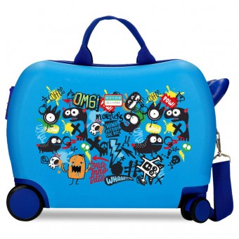 Maleta trolley ABS Monsters Az Movom 50cm