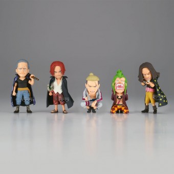 Figura Red Hair Pirates vs Bartolomeo World Collectable One Piece 7cm surtido