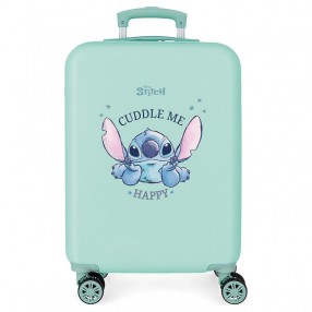 Maleta trolley ABS Cuddle Me Happy Stitch Disney 55cm