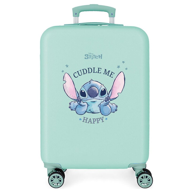 Maleta trolley ABS Cuddle Me Happy Stitch Disney 55cm
