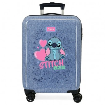 Maleta trolley ABS Hearts Stitch Disney 55cm