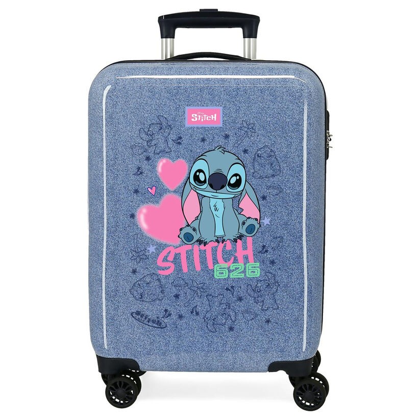 Maleta trolley ABS Hearts Stitch Disney 55cm