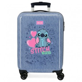 Maleta trolley ABS Hearts Stitch Disney 55cm