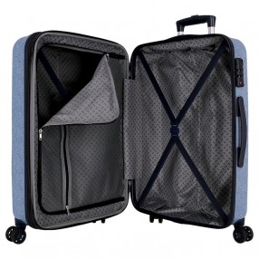 Maleta trolley ABS Hearts Stitch Disney 65cm