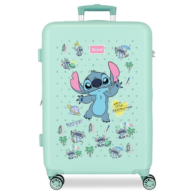 Maleta trolley ABS Little Destrution Stitch Disney 65cm