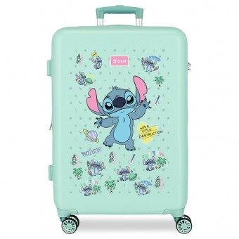 Maleta trolley ABS Little Destrution Stitch Disney 65cm