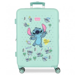 Maleta trolley ABS Little Destrution Stitch Disney 65cm