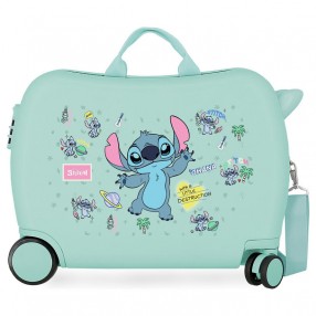Maleta trolley ABS Little Destrution Stitch Disney 50cm