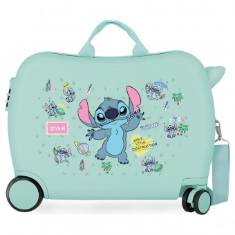 Maleta trolley ABS Little Destrution Stitch Disney 50cm