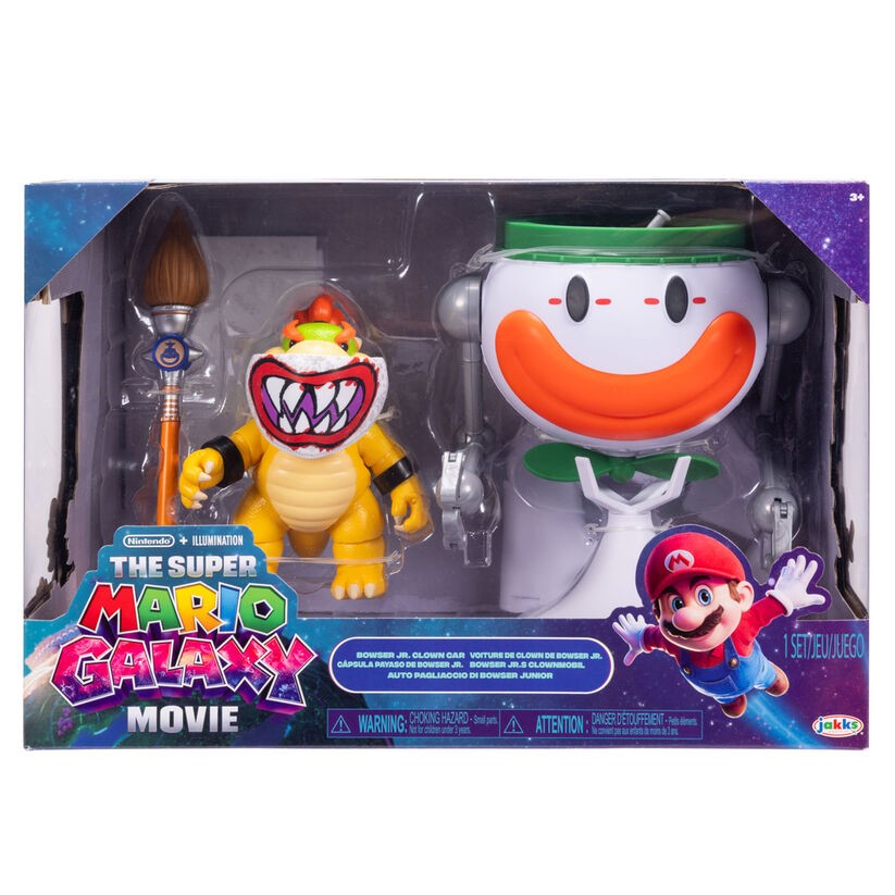 Figura Capsula Payaso de Bowser Jr. Super Mario Galaxy Movie Super Mario Bros