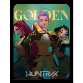 Cuadro KPop Golden Demon Hunters