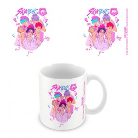 Taza Saja Boys Graphic KPop Demon Hunters 325ml