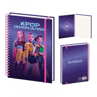 Cuaderno A4 Huntrix KPop Demon Hunters