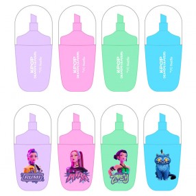 Set rotuladores fluorescentes Stationery Kpop Demon Hunters surtido