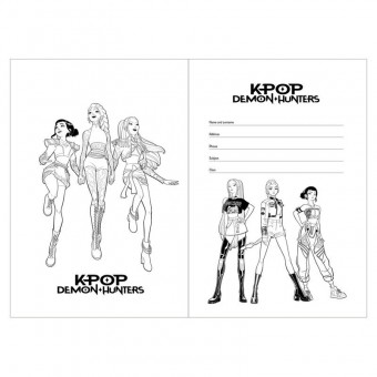 Libreta A4 Kpop Stationery Kpop Demon Hunters